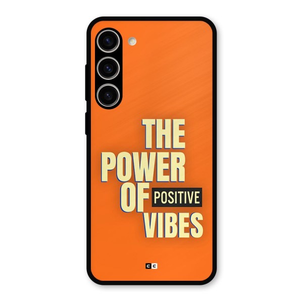 Upbeat Vibes Metal Back Case for Galaxy S23 Plus