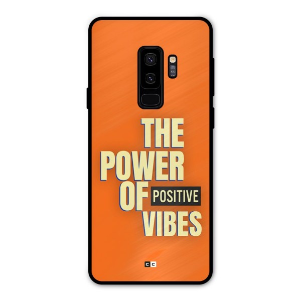 Upbeat Vibes Metal Back Case for Galaxy S9 Plus