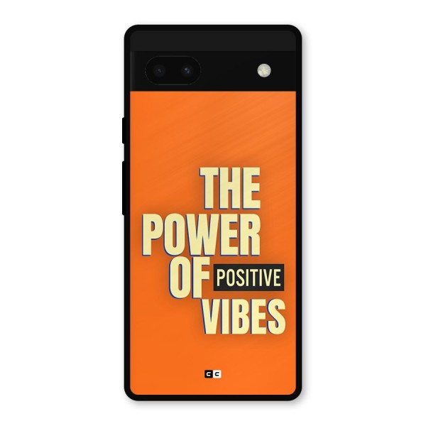 Upbeat Vibes Metal Back Case for Google Pixel 6a