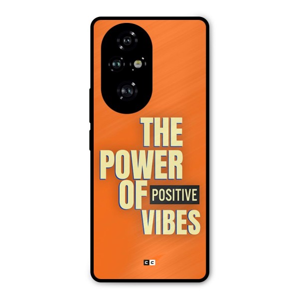 Upbeat Vibes Metal Back Case for Honor 200 Pro