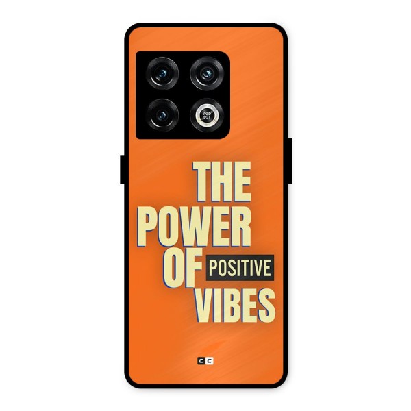 Upbeat Vibes Metal Back Case for OnePlus 10 Pro 5G