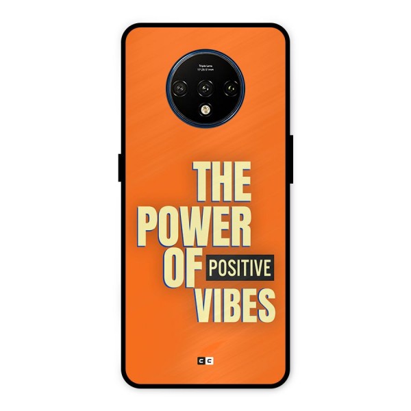 Upbeat Vibes Metal Back Case for OnePlus 7T