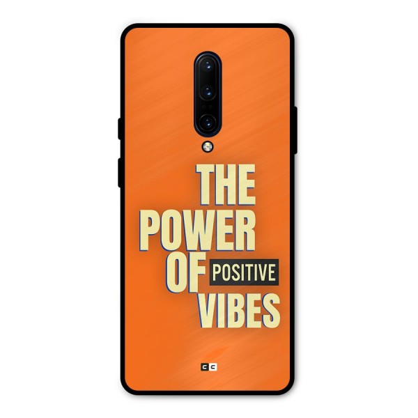 Upbeat Vibes Metal Back Case for OnePlus 7 Pro