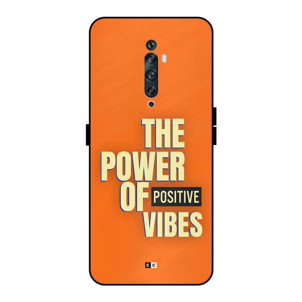 Upbeat Vibes Metal Back Case for Oppo Reno2 F