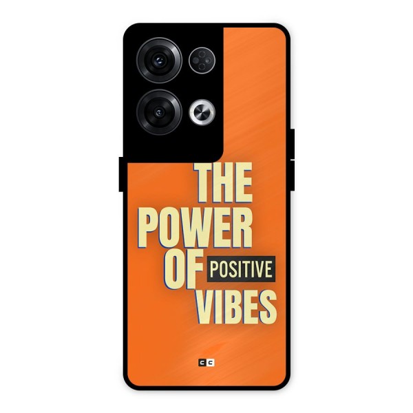 Upbeat Vibes Metal Back Case for Oppo Reno8 Pro 5G