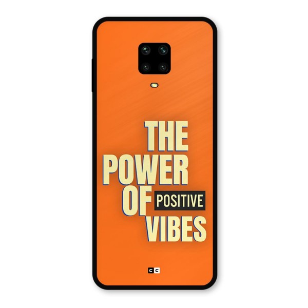 Upbeat Vibes Metal Back Case for Poco M2