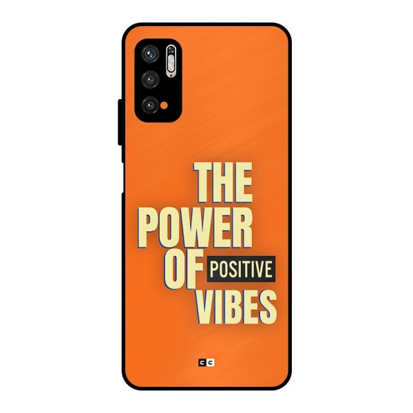 Upbeat Vibes Metal Back Case for Poco M3 Pro 5G