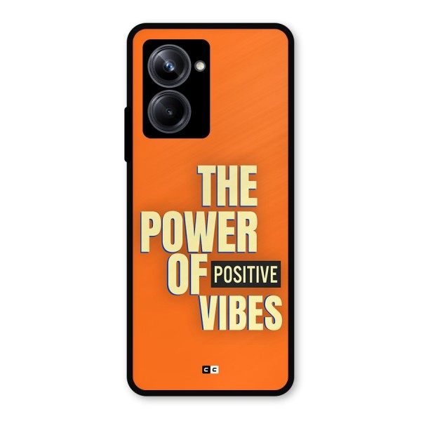 Upbeat Vibes Metal Back Case for Realme 10 Pro