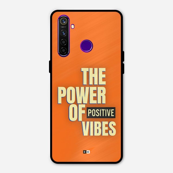 Upbeat Vibes Metal Back Case for Realme 5 Pro