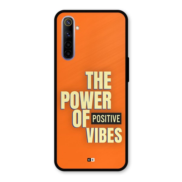 Upbeat Vibes Metal Back Case for Realme 6