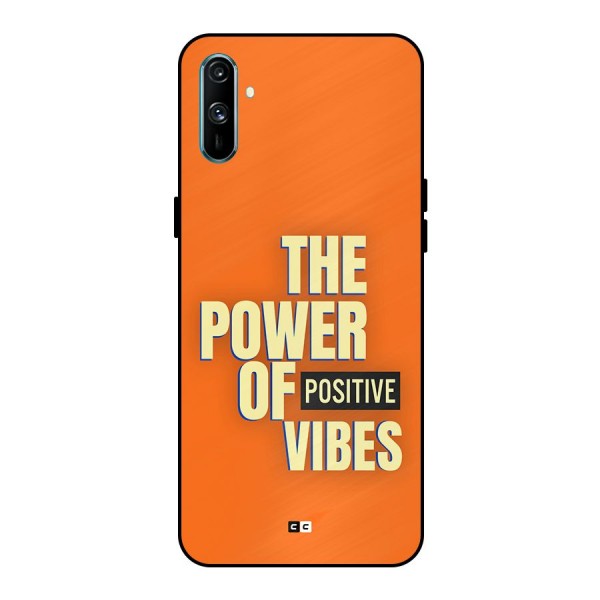 Upbeat Vibes Metal Back Case for Realme C3