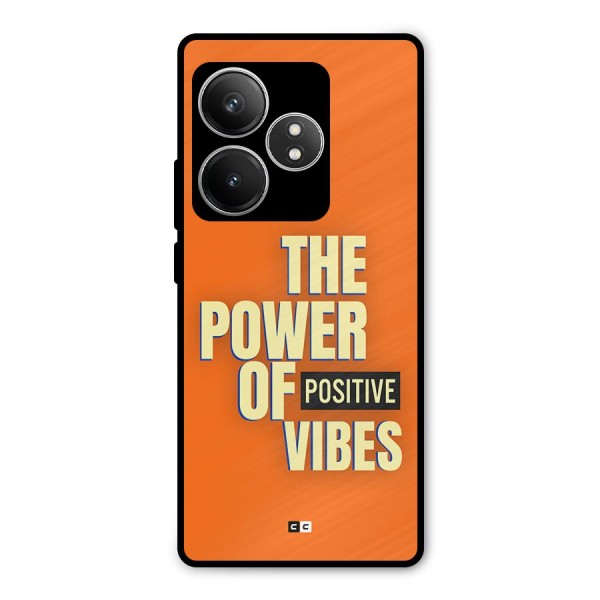 Upbeat Vibes Metal Back Case for Realme GT 6T