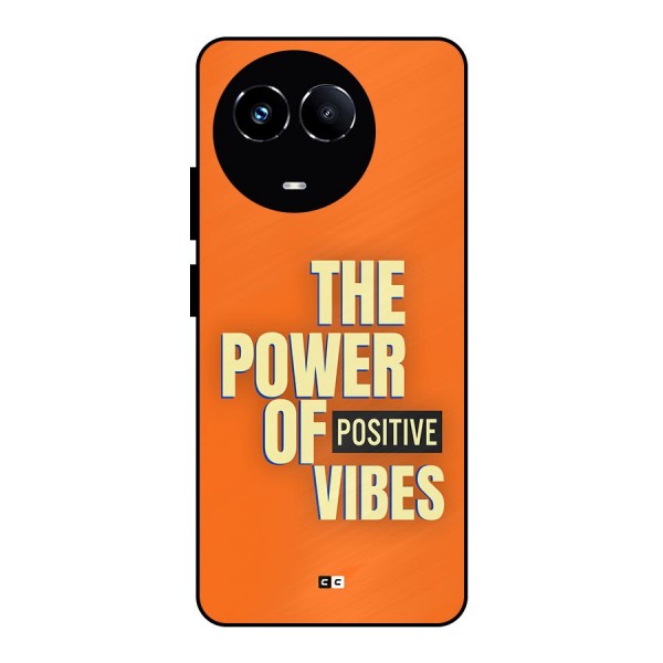 Upbeat Vibes Metal Back Case for Realme Narzo 60X