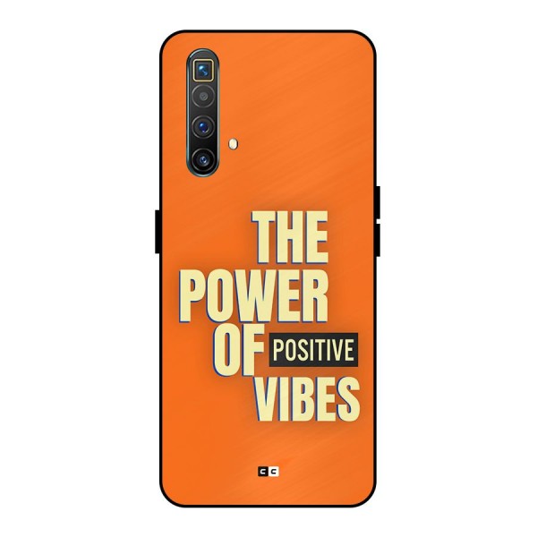 Upbeat Vibes Metal Back Case for Realme X3 SuperZoom