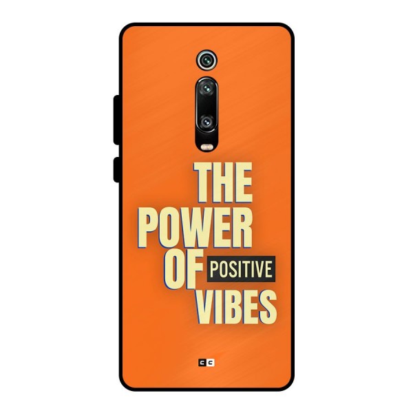 Upbeat Vibes Metal Back Case for Redmi K20