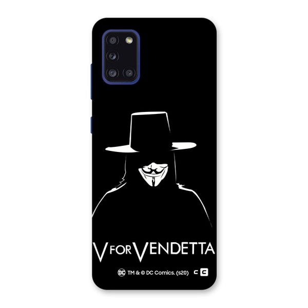 V for Vendetta Minimal Back Case for Galaxy A31