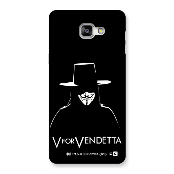 V for Vendetta Minimal Back Case for Galaxy A9