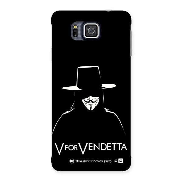 V for Vendetta Minimal Back Case for Galaxy Alpha