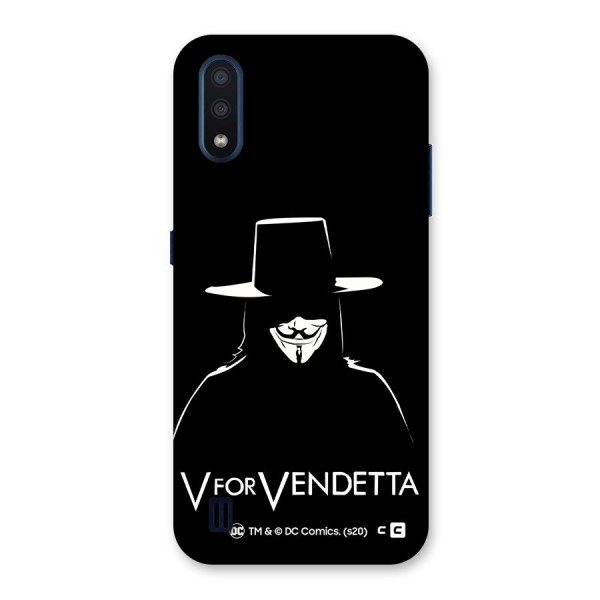 V for Vendetta Minimal Back Case for Galaxy M01