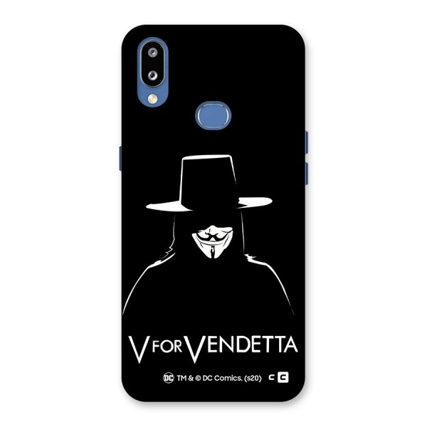 V for Vendetta Minimal Back Case for Galaxy M01s