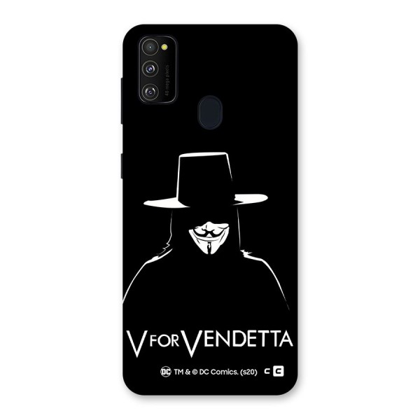 V for Vendetta Minimal Back Case for Galaxy M30s