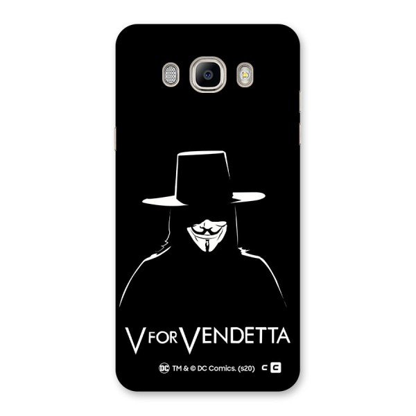 V for Vendetta Minimal Back Case for Galaxy On8