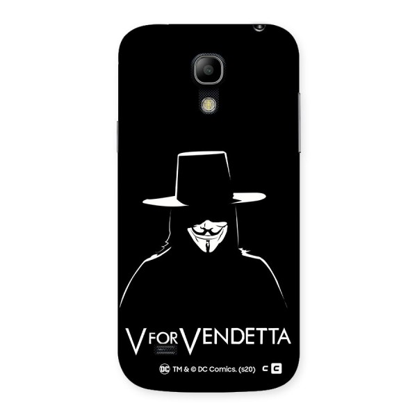 V for Vendetta Minimal Back Case for Galaxy S4 Mini