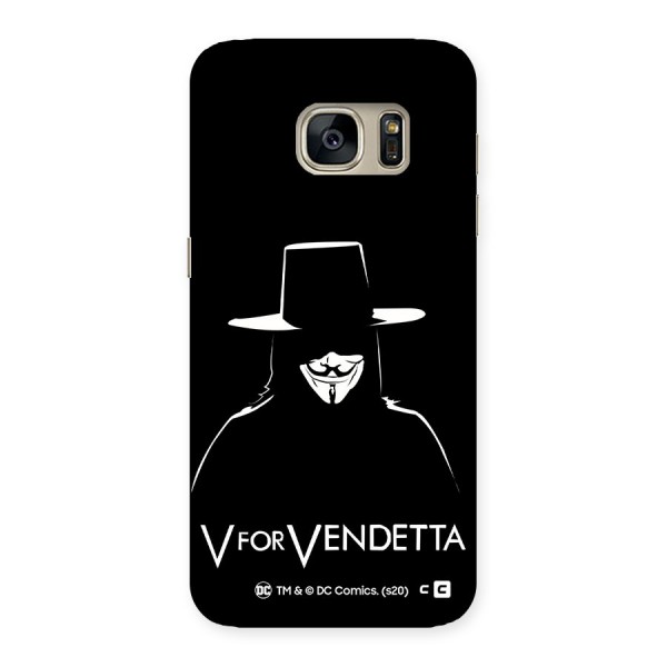 V for Vendetta Minimal Back Case for Galaxy S7