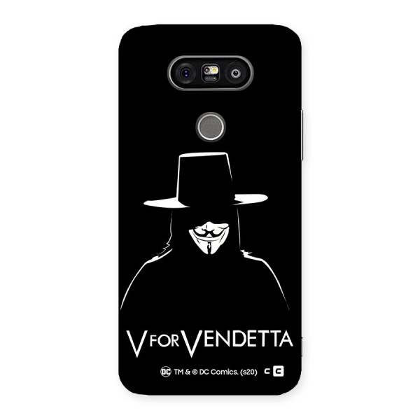 V for Vendetta Minimal Back Case for LG G5