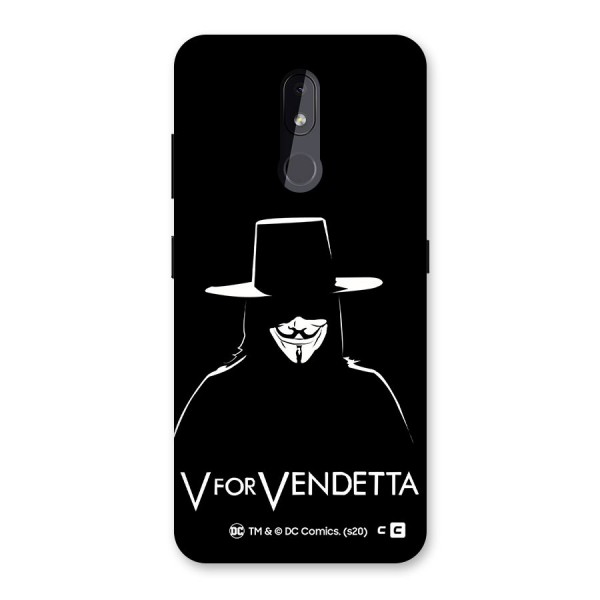 V for Vendetta Minimal Back Case for Nokia 3.2