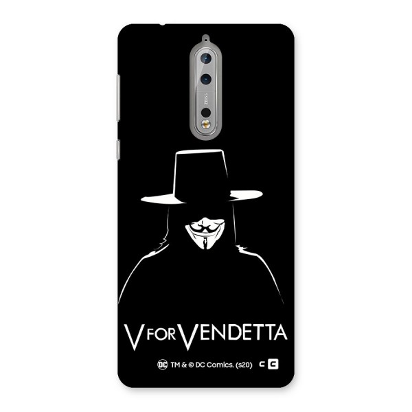 V for Vendetta Minimal Back Case for Nokia 8