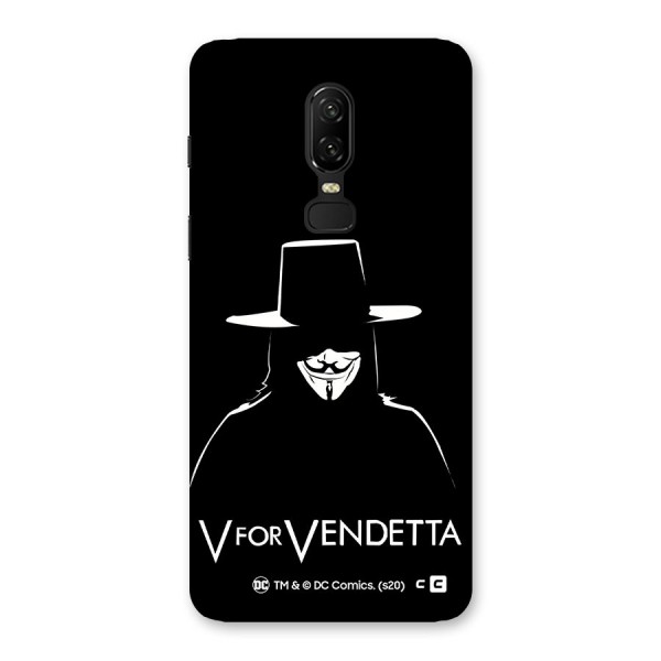 V for Vendetta Minimal Back Case for OnePlus 6