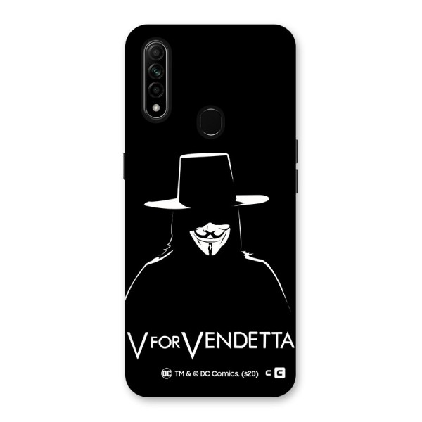 V for Vendetta Minimal Back Case for Oppo A31