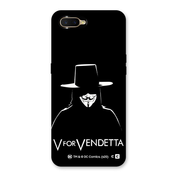 V for Vendetta Minimal Back Case for Oppo K1