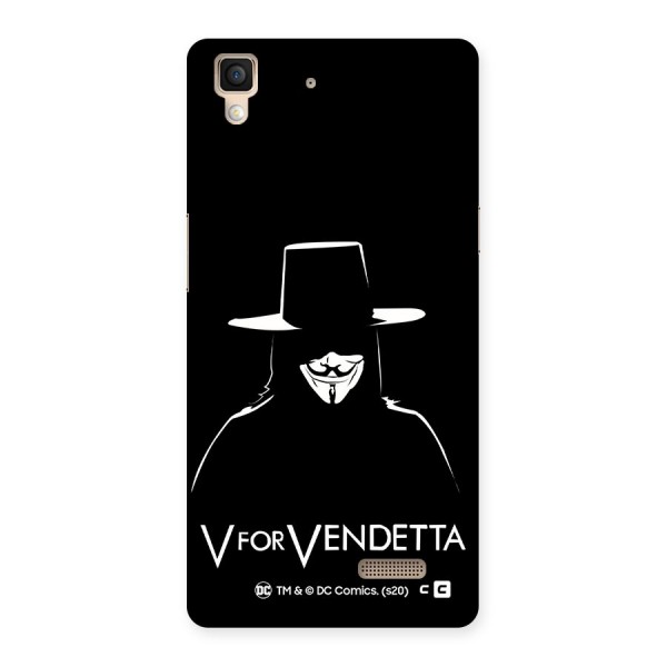 V for Vendetta Minimal Back Case for Oppo R7