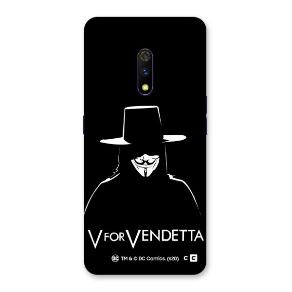 V for Vendetta Minimal Back Case for Realme X