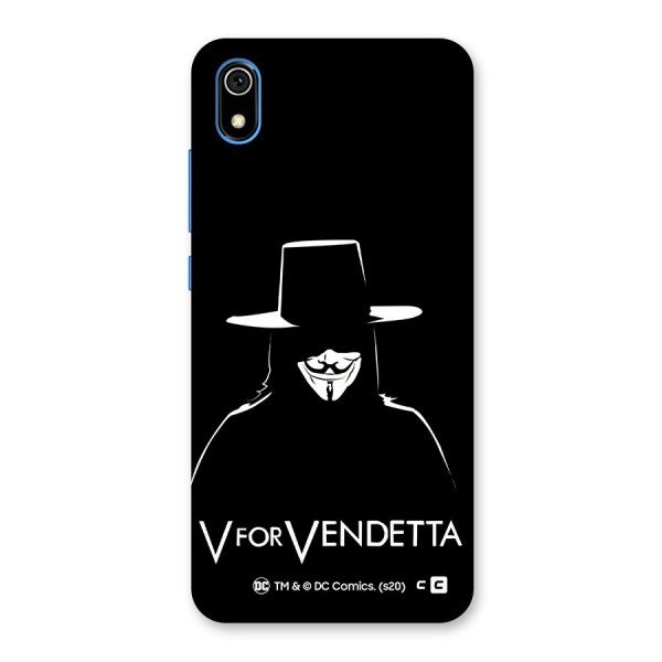 V for Vendetta Minimal Back Case for Redmi 7A