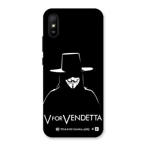 V for Vendetta Minimal Back Case for Redmi 9A