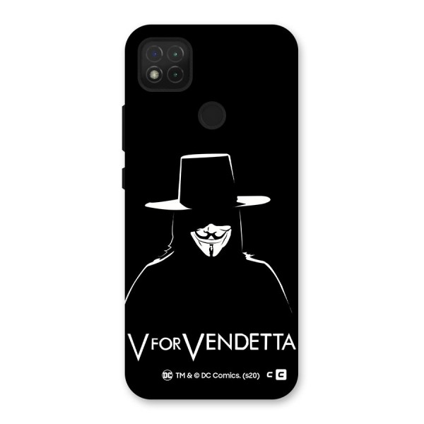 V for Vendetta Minimal Back Case for Redmi 9C