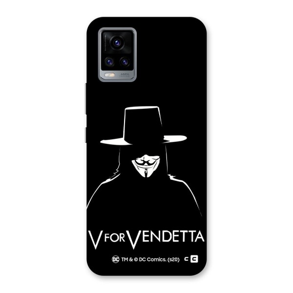 V for Vendetta Minimal Back Case for Vivo V20