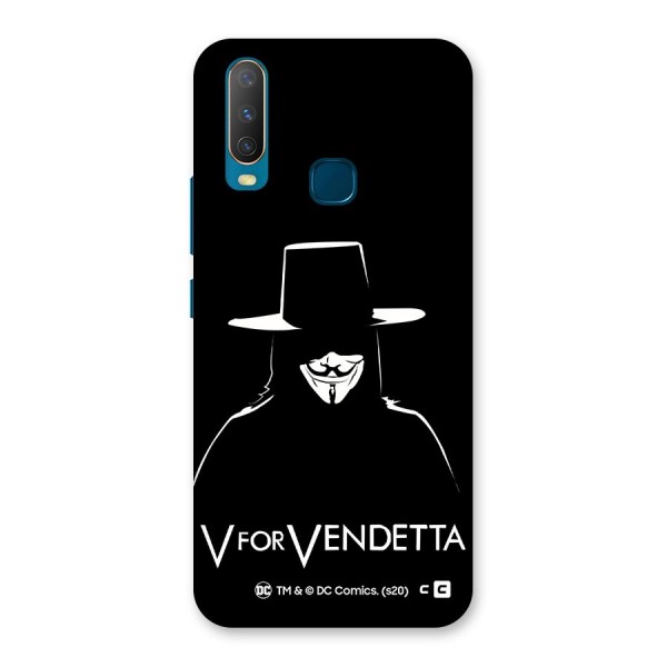 V for Vendetta Minimal Back Case for Vivo Y12