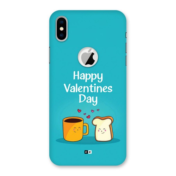 Valentine Proposal Back Case for iPhone XS Logo Cut