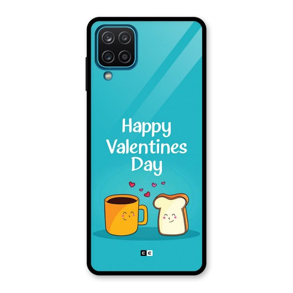 Valentine Proposal Glass Back Case for Galaxy A12