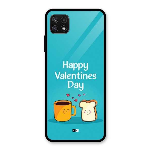 Valentine Proposal Glass Back Case for Galaxy A22 5G