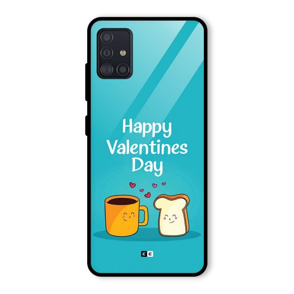 Valentine Proposal Glass Back Case for Galaxy A51