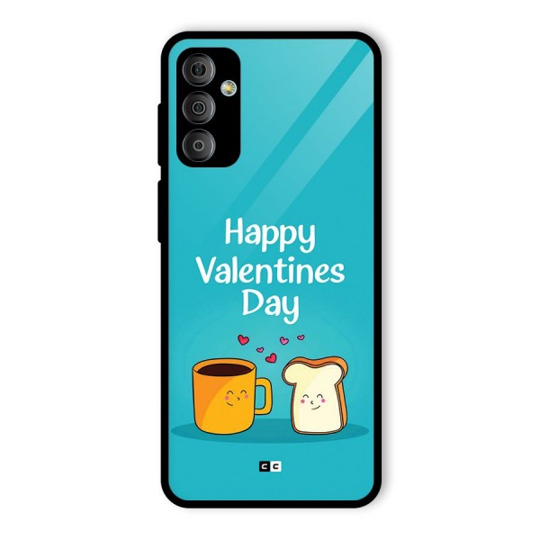 Valentine Proposal Glass Back Case for Galaxy F23