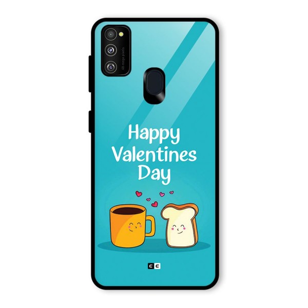 Valentine Proposal Glass Back Case for Galaxy M21