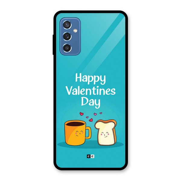 Valentine Proposal Glass Back Case for Galaxy M52 5G