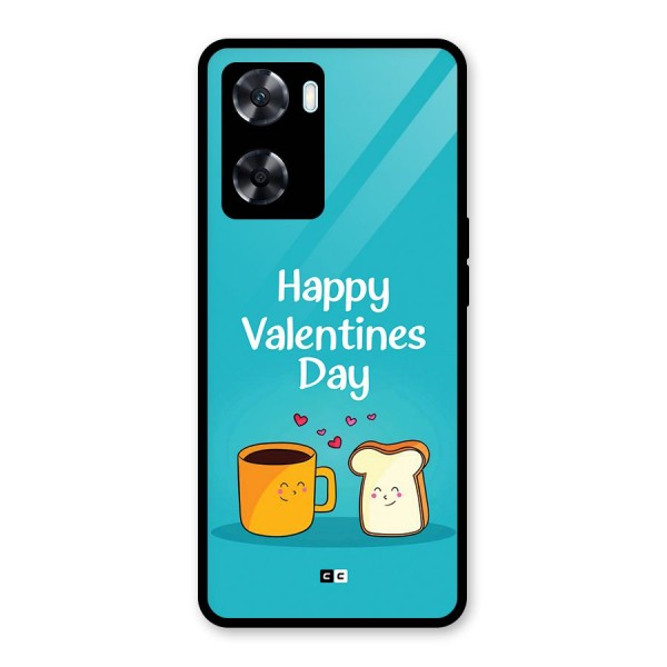 Valentine Proposal Glass Back Case for Oppo A77s