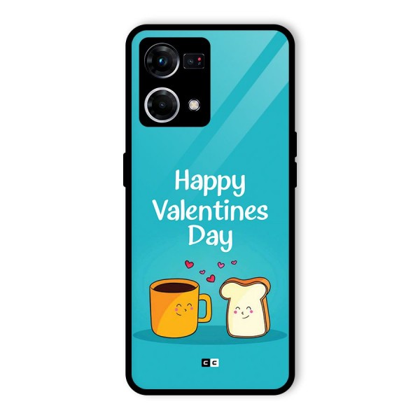 Valentine Proposal Glass Back Case for Oppo F21s Pro 4G